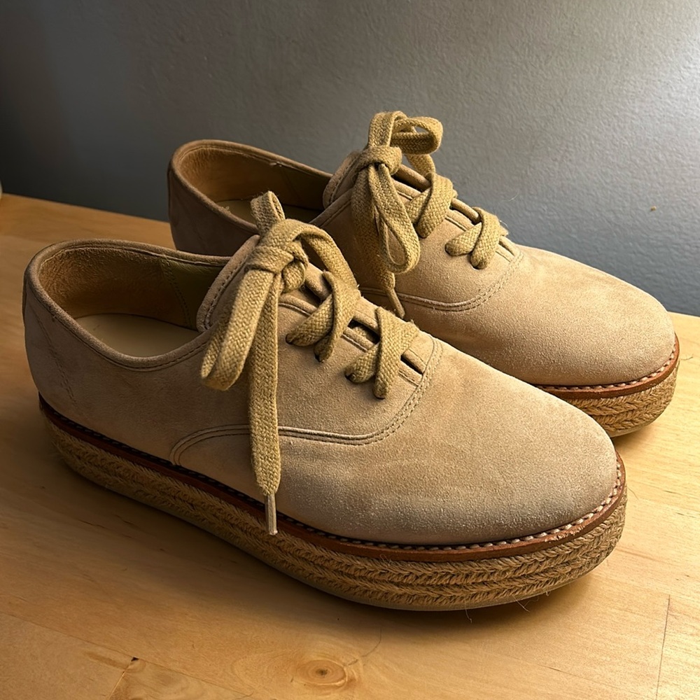 👞Like New MK Collections Leather Platforms 6.5👞 - Picture 2 of 7